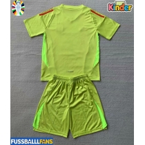 Italien Torwart Heimtrikotsatz Kinder EM 2024 Kurzarm (+ Kurze Hosen)